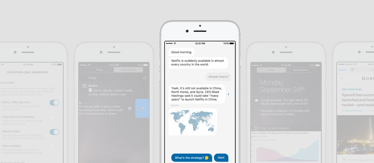 Chat based UI
