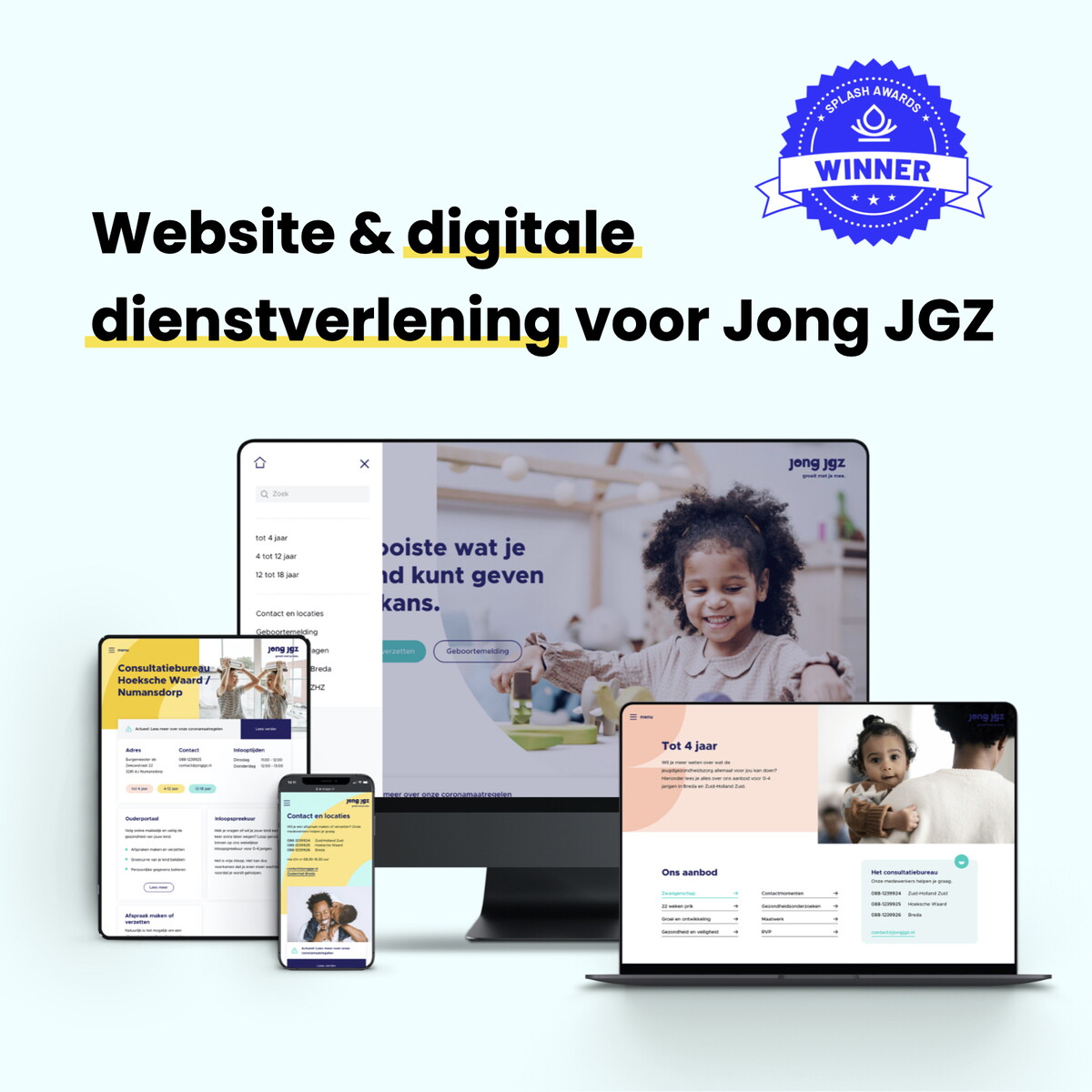 Drupal website Jeugd Gezondheidszorg