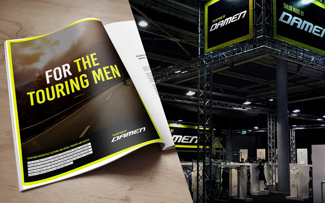 Damen Leathers Branding