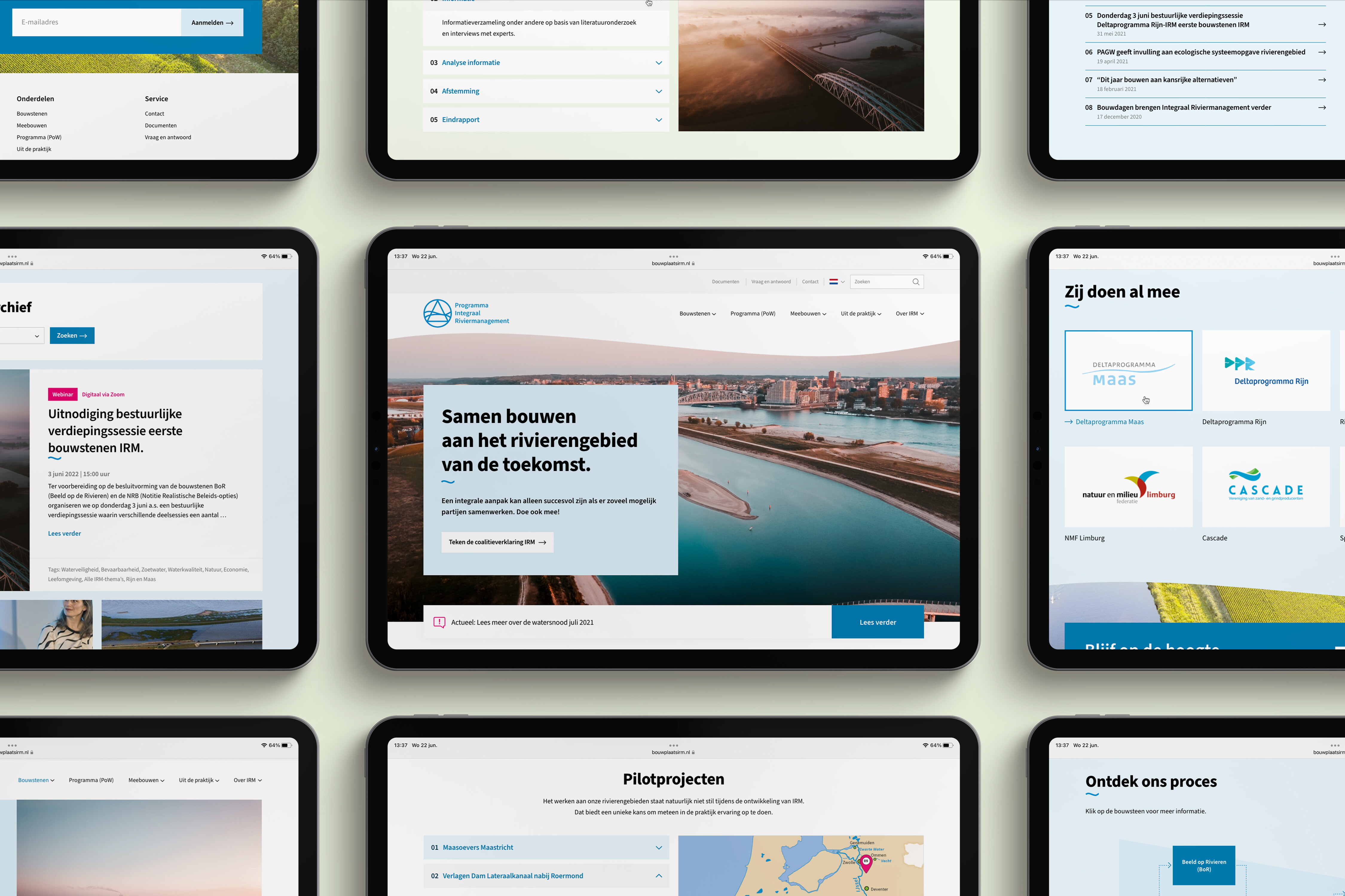 Website design Bouwplaats IRM