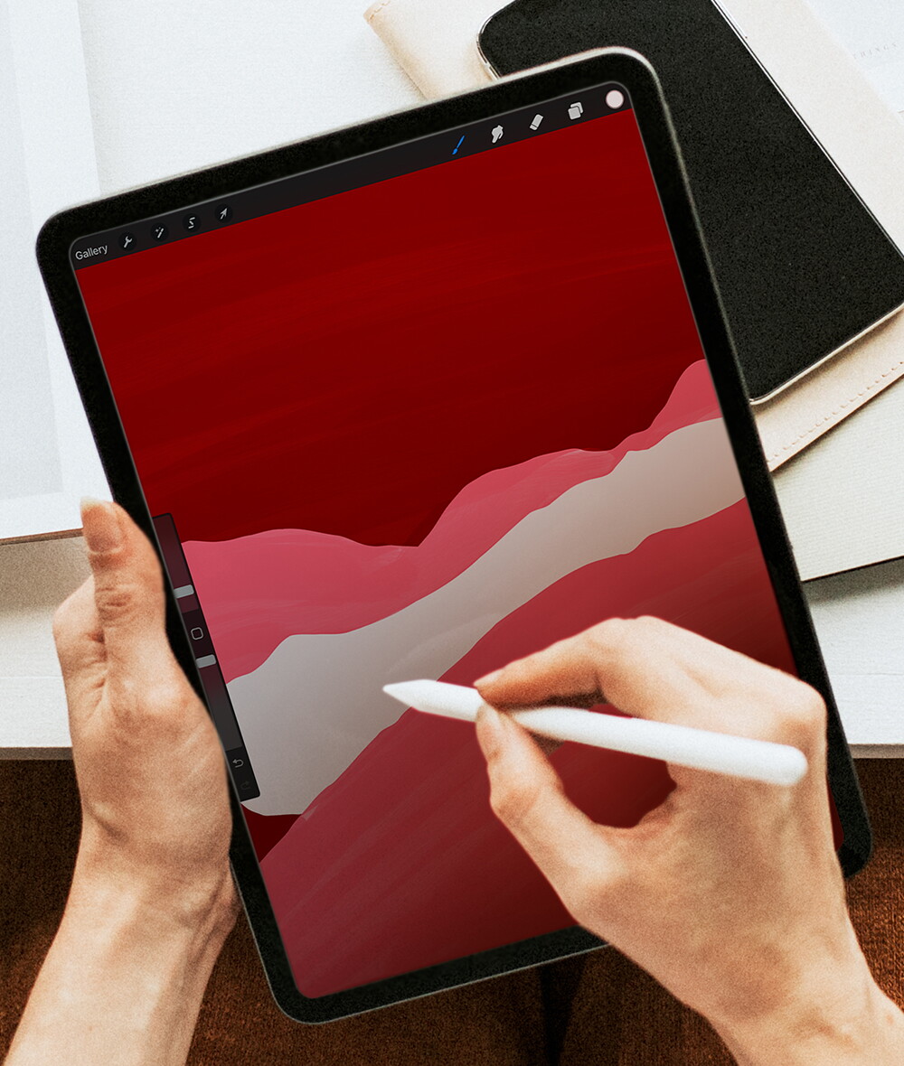 Paso Paso landschap procreate