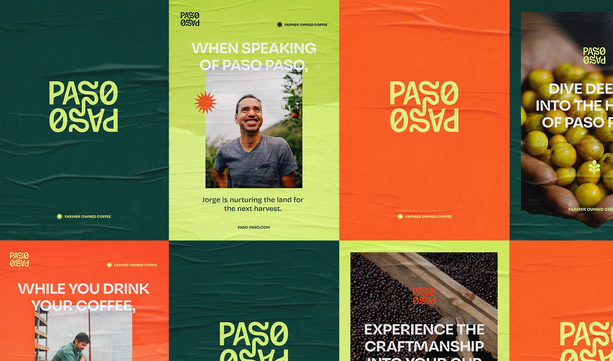 Paso Paso Bewustwording posterwall bovenkant