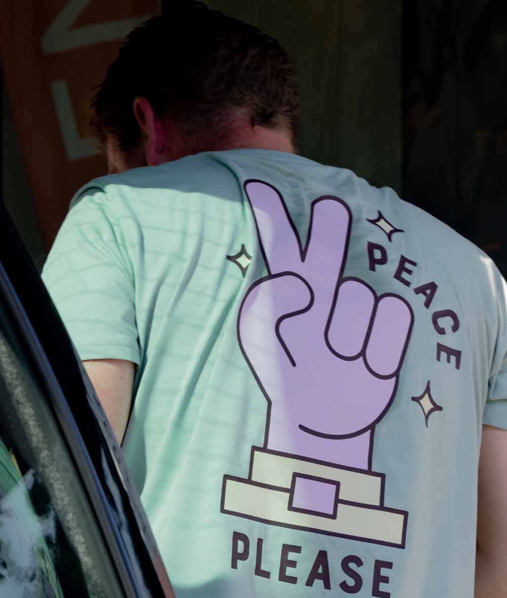 Peace please shirt