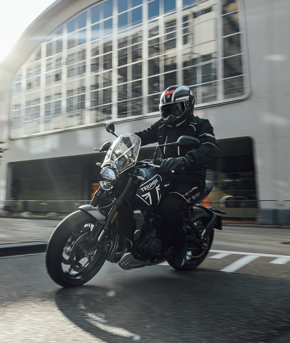 Biker op straat