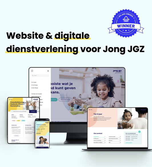 Drupal website Jeugd Gezondheidszorg